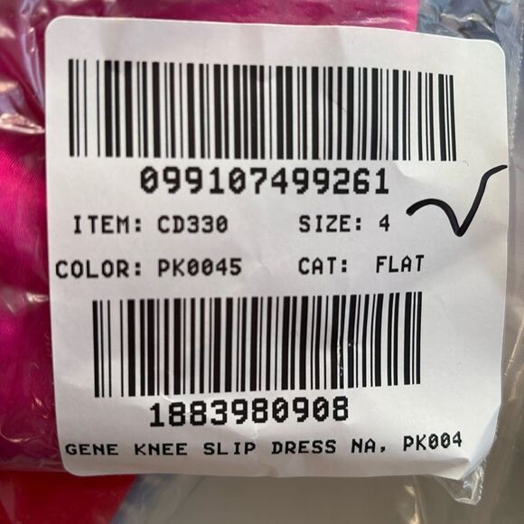 J Crew Short-sleeve slip dress in textured satin Women’s Size 4 Fuchsia Pink - Picture 5 of 10